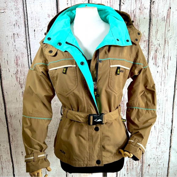 Vintage Jackets & Blazers - 🎉HP🎉 Vintage NEW NWOT NOS Snazzy Rat Norwegian Belted Winter Ski Jacket Small